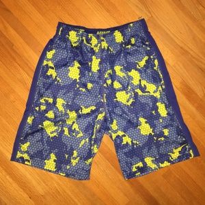 Nike Dri-Fit Neon Green/Blue Patterned Basketball